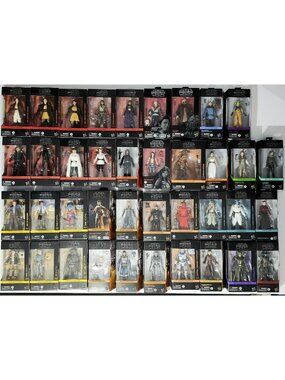 Hasbro Star Wars The Black Series 6" Action Figure Bundle (46 Action Figures)